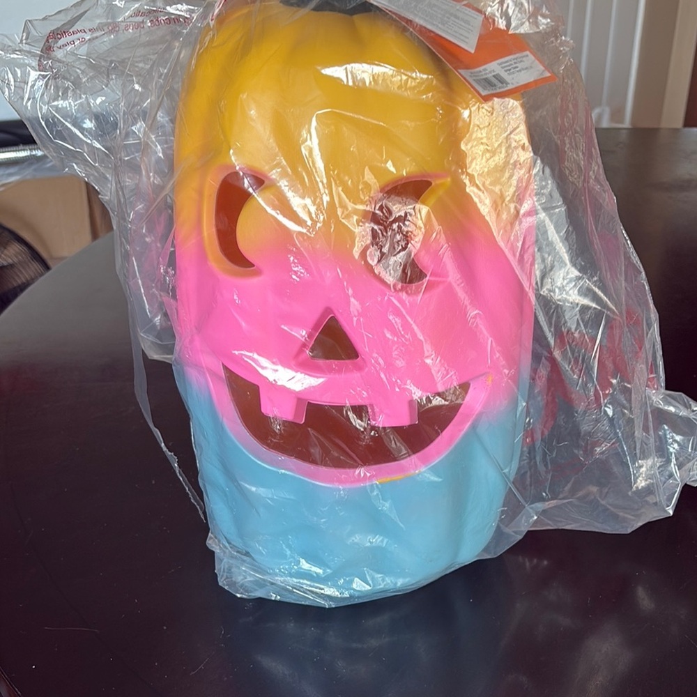 Colorful Pumpkin Halloween Mask for Kids